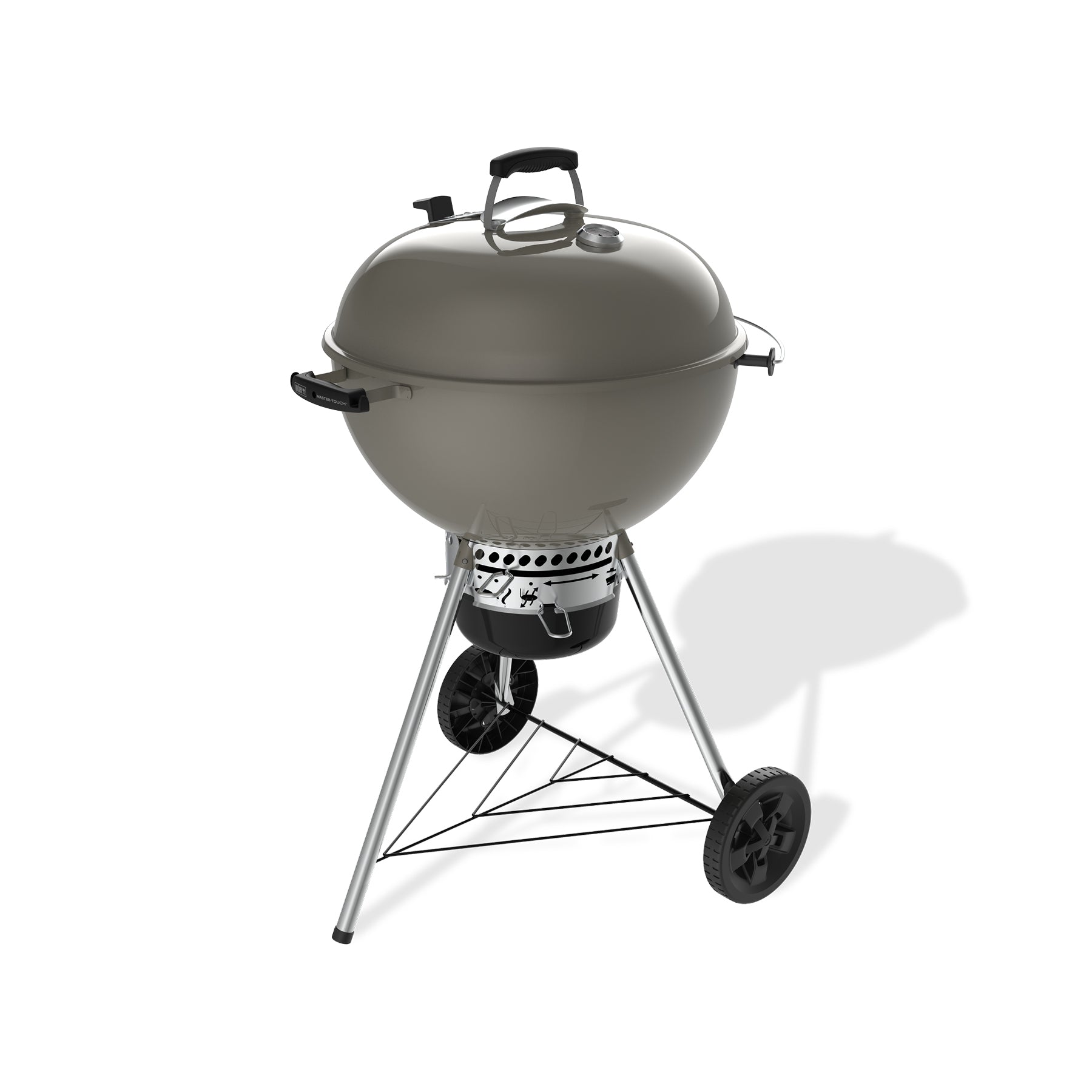 NEW 2026 Model Weber Master-Touch GBS C-5755 Charcoal Kettle BBQ in Smoke Grey, 57cm