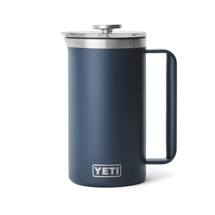 Yeti French Press With Lid - Navy