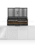 Flamery Large Asado BBQ with 50/50 Split Grill