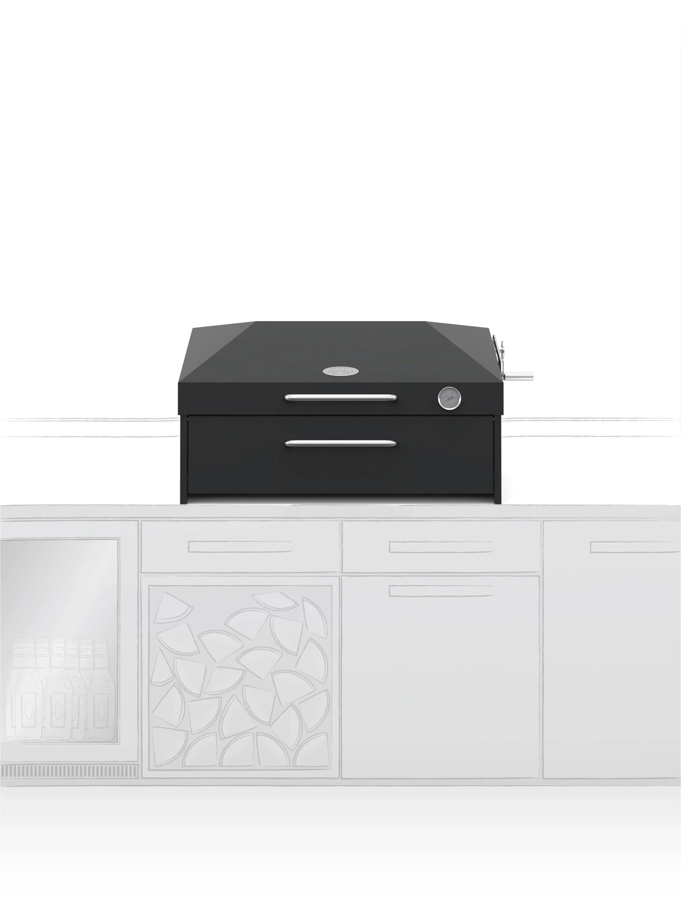 Flamery Small Asado BBQ with 50/50 Split Grill