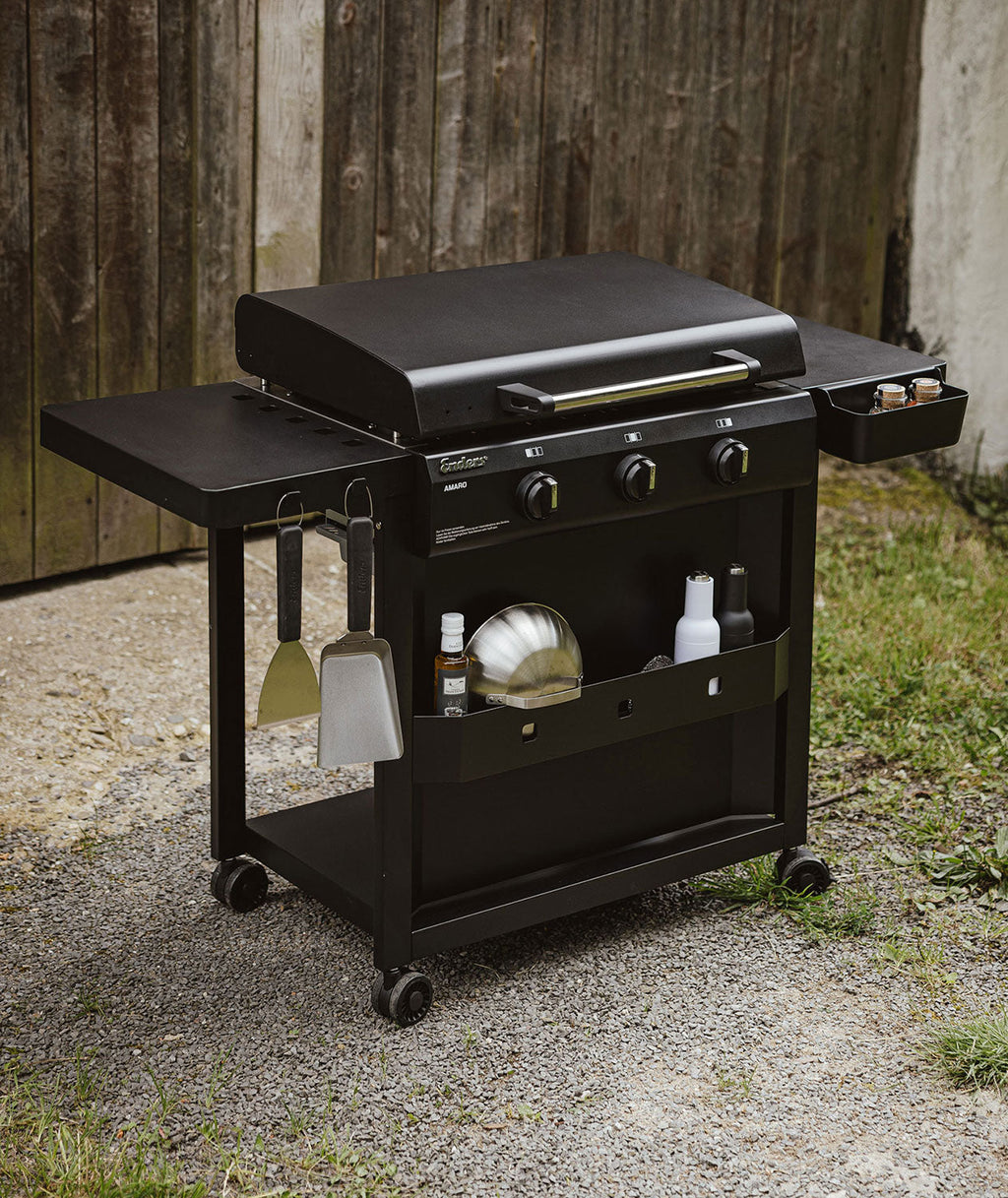 Enders Amaro 3 Burner Stainless Steel Gas BBQ Griddle WITH FREE COVER