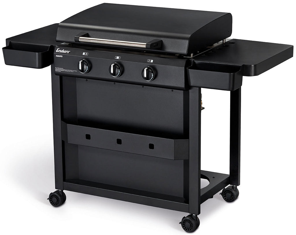 Enders Amaro 3 Burner Stainless Steel Gas BBQ Griddle WITH FREE COVER