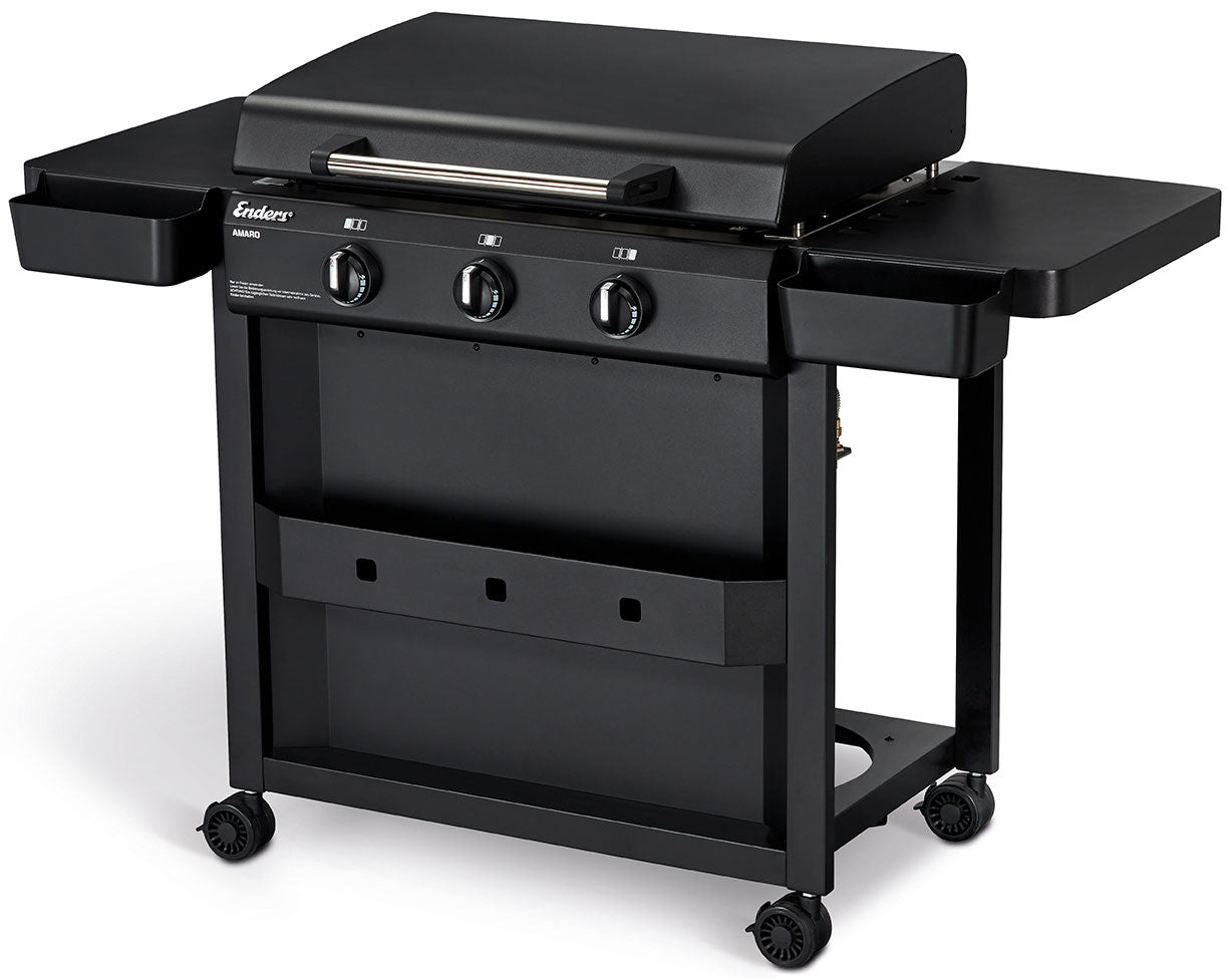 Enders Amaro 3 Burner Stainless Steel Gas BBQ Griddle WITH FREE COVER