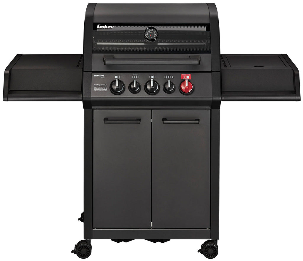 Enders Monroe Pro 3 SIK Turbo Shadow 3 Burner Gas BBQ WITH FREE COVER
