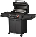 Enders Monroe Pro 3 SIK Turbo Shadow 3 Burner Gas BBQ WITH FREE COVER