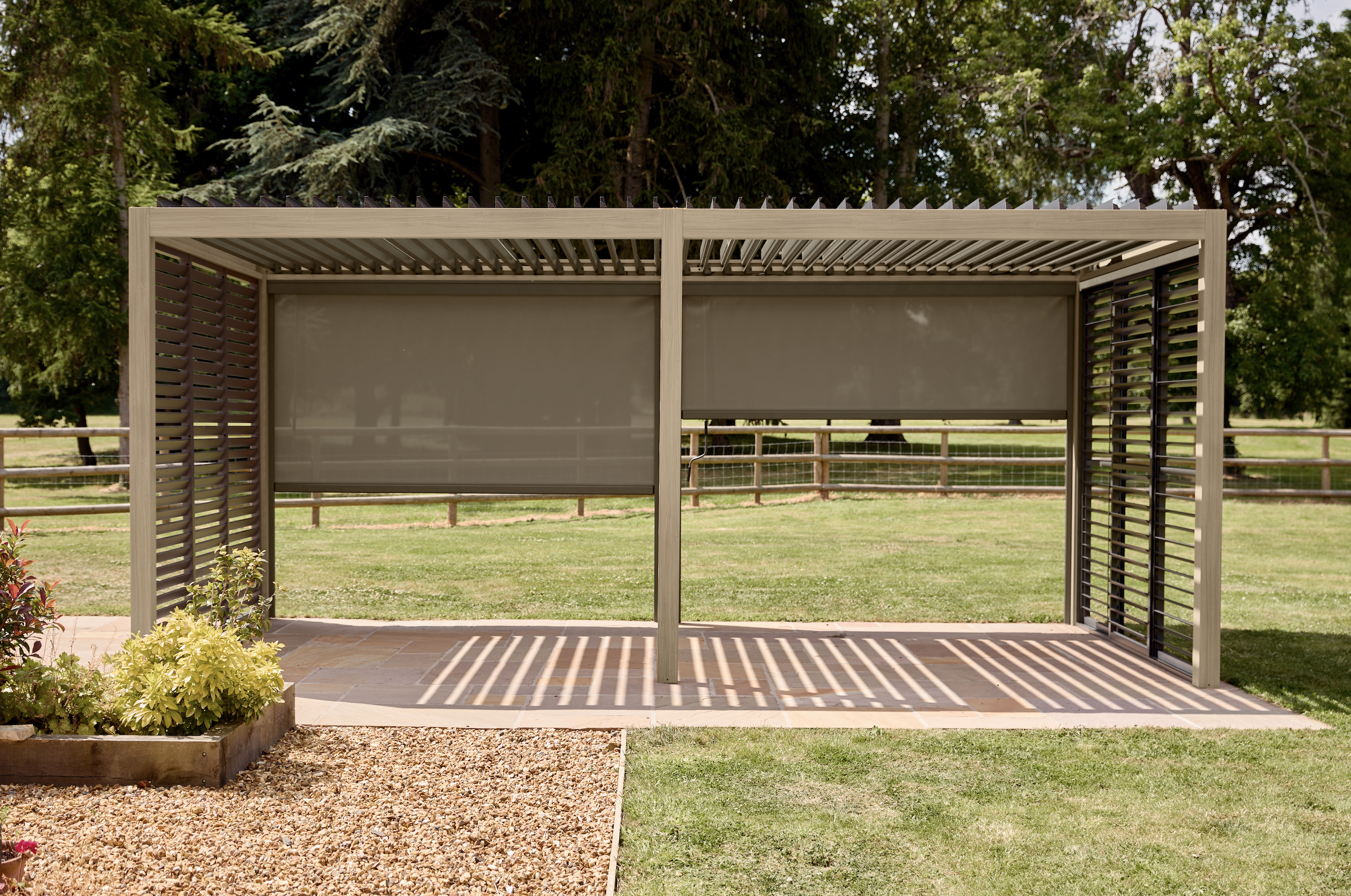 Sanctuary Birch 7 x 3m Pergola with Lights
