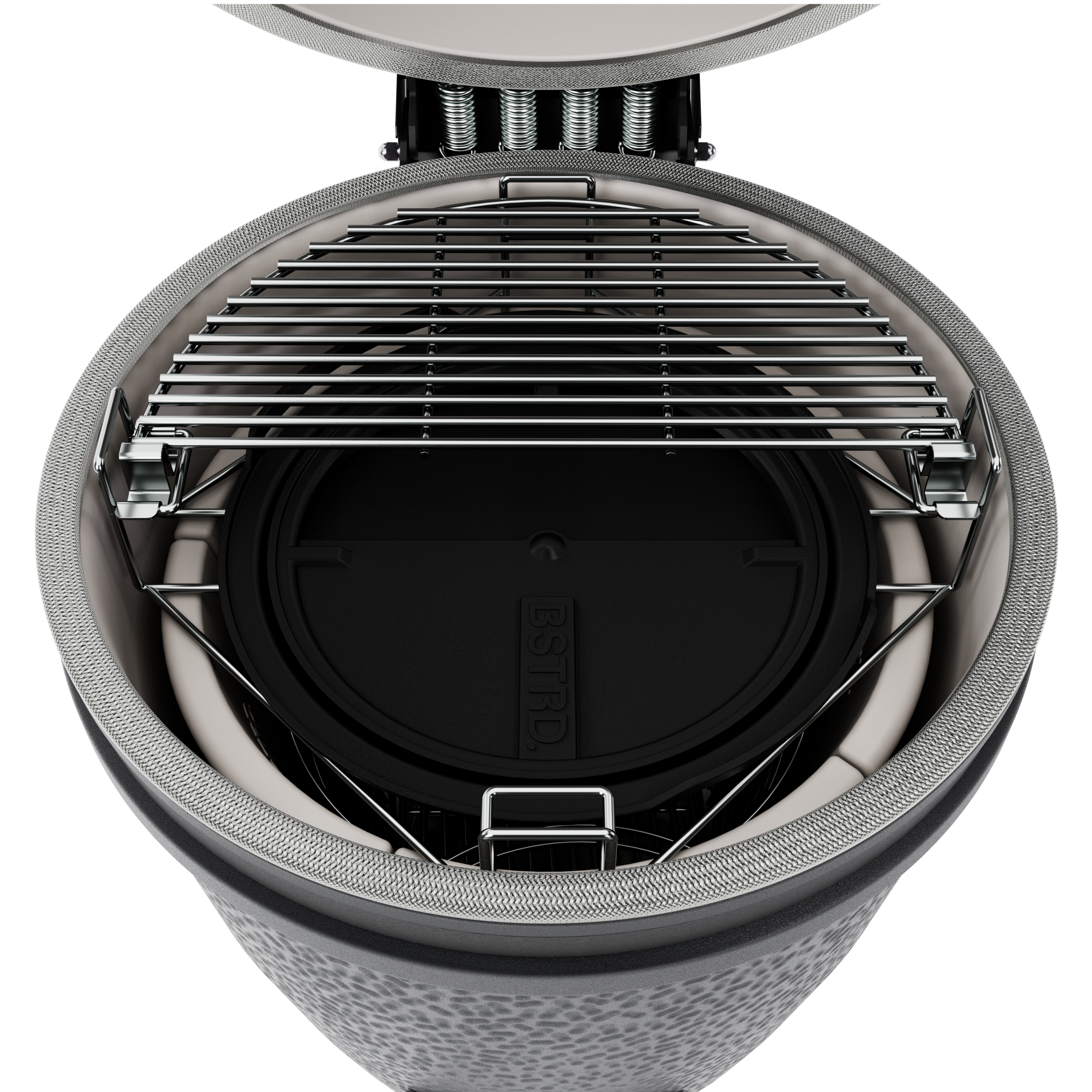 BSTRD. PRO Large Solo Kamado BBQ in Graphite
