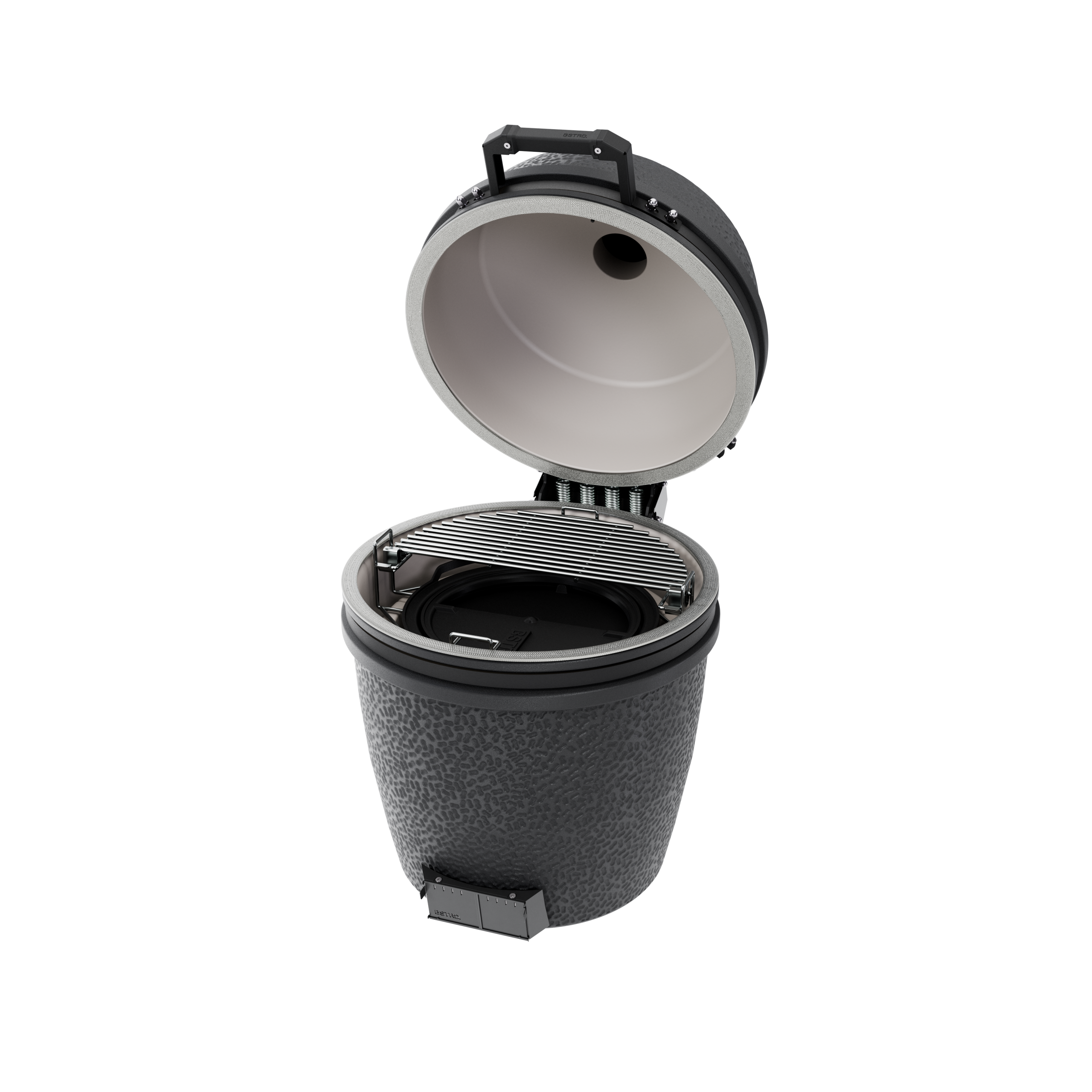 BSTRD. PRO Large Solo Kamado BBQ in Graphite