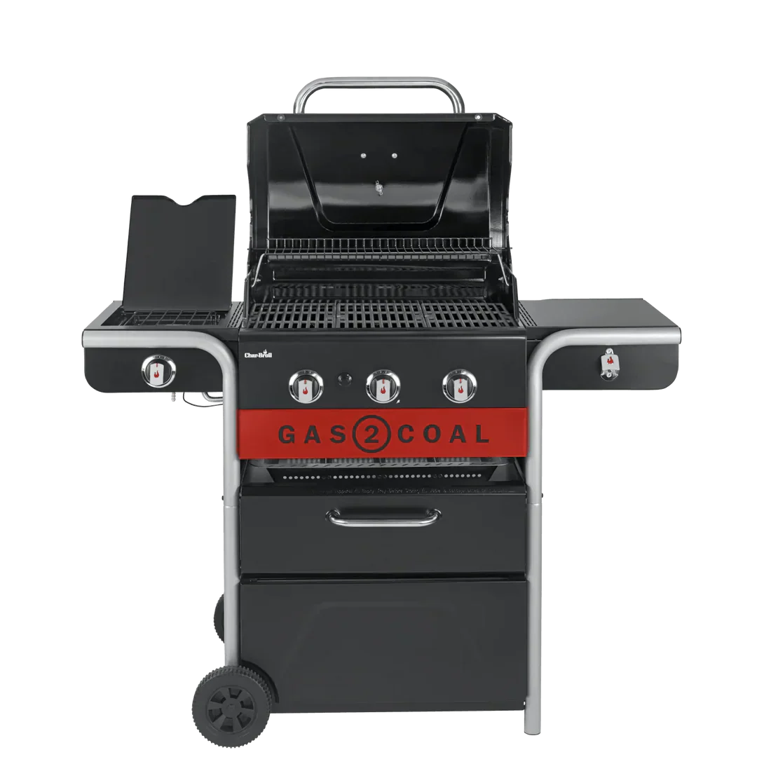 Char-Broil 3 Burner Gas2Coal 2.0 Hybrid Gas & Charcoal BBQ