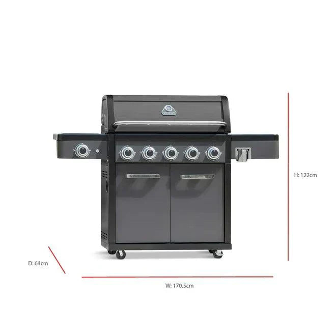 Grillstream Legacy 5 Burner Hybrid Gas BBQ