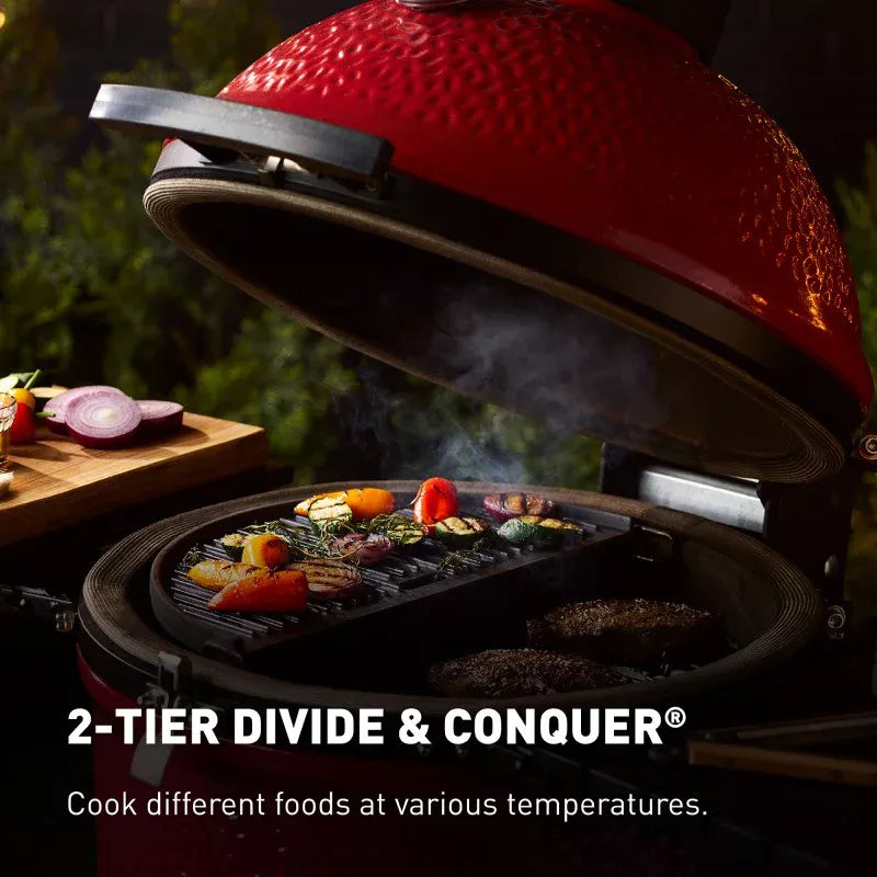 Big Joe Konnected Kamado Joe Ceramic Charcoal BBQ